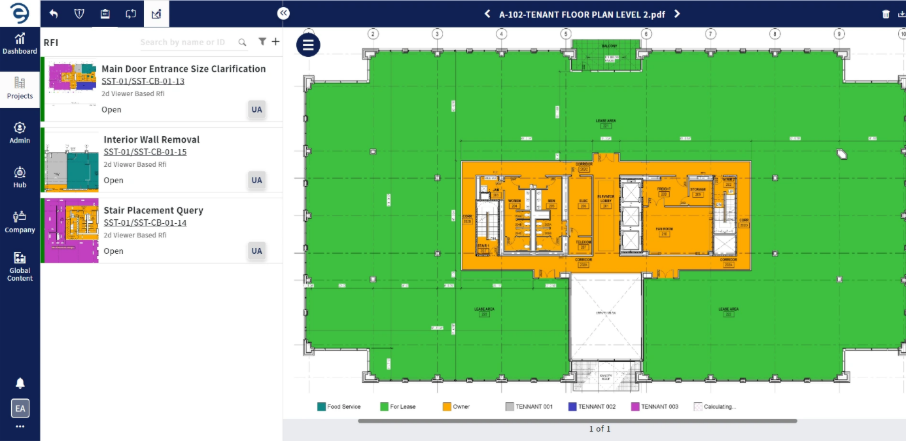 Raise RFI and issues