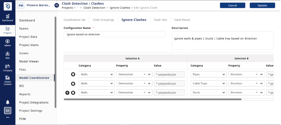 Ignore unnecessary clashes